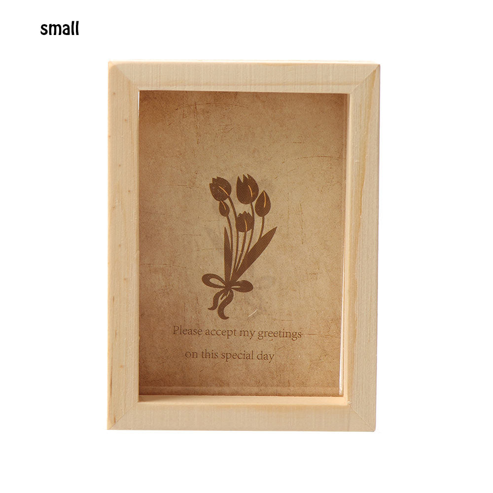Cadre Photo Vintage en Bois pour Décoration Intérieure