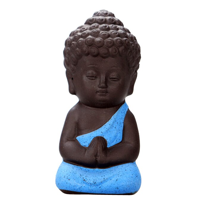 Figurines miniatures Bouddha en argile – Déco zen