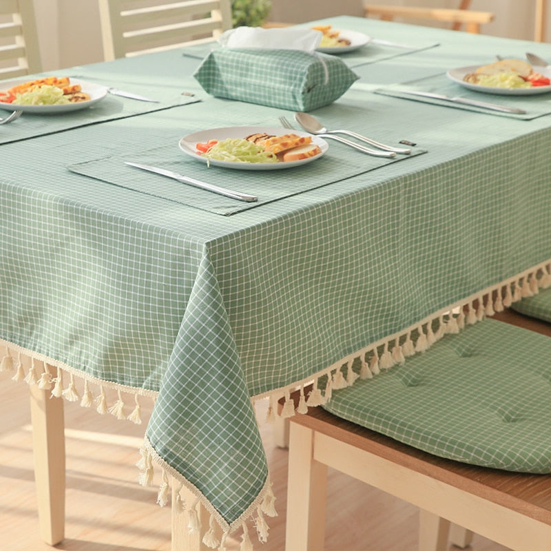 Jolie nappe pastel anti-poussière