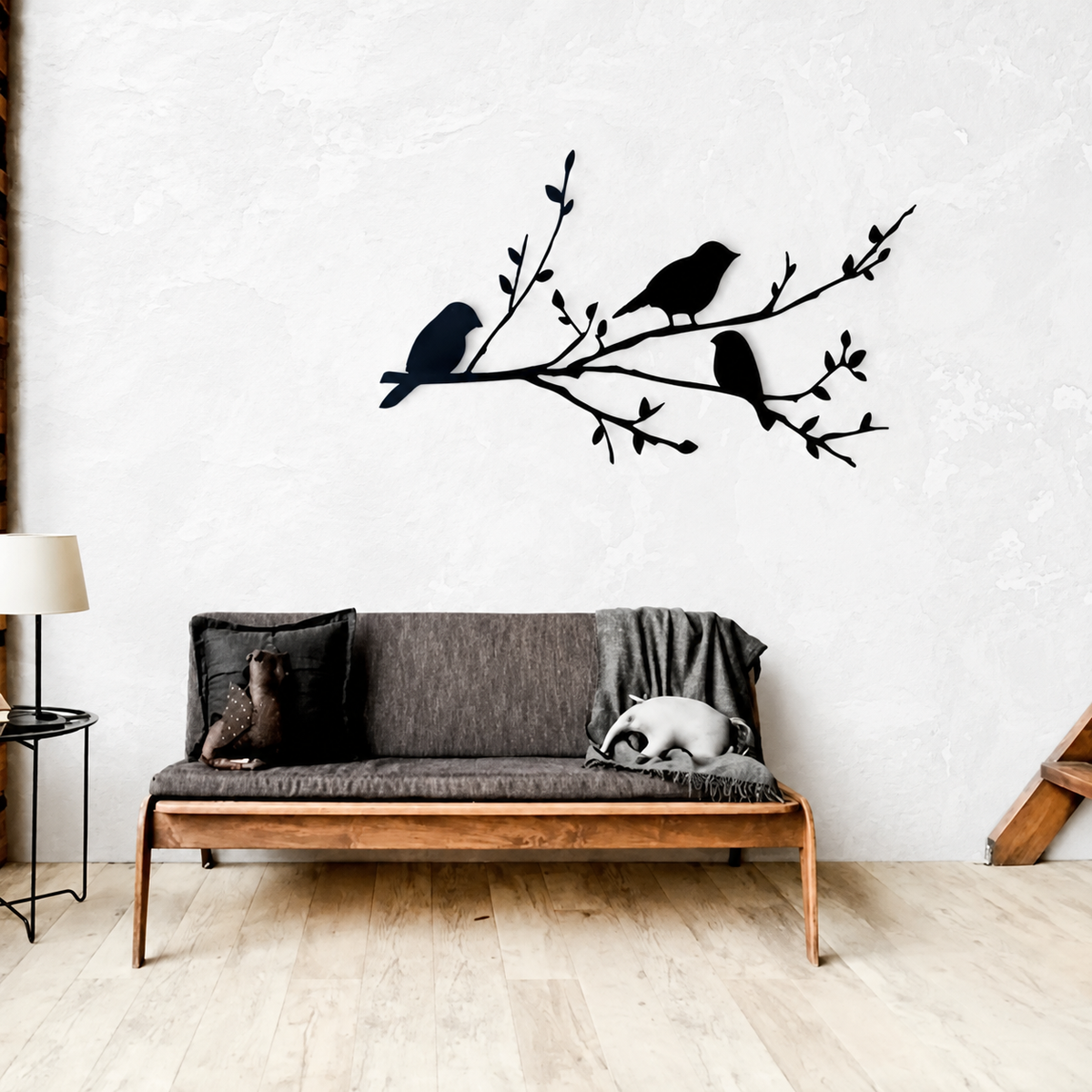 Décoration murale en métal oiseau sur sa branche My Cosy House — photo 4