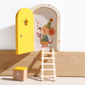 Décoration miniature façon maison de poupée, porte de fée en bois, coffret dent de lait pour bébé — photo 1