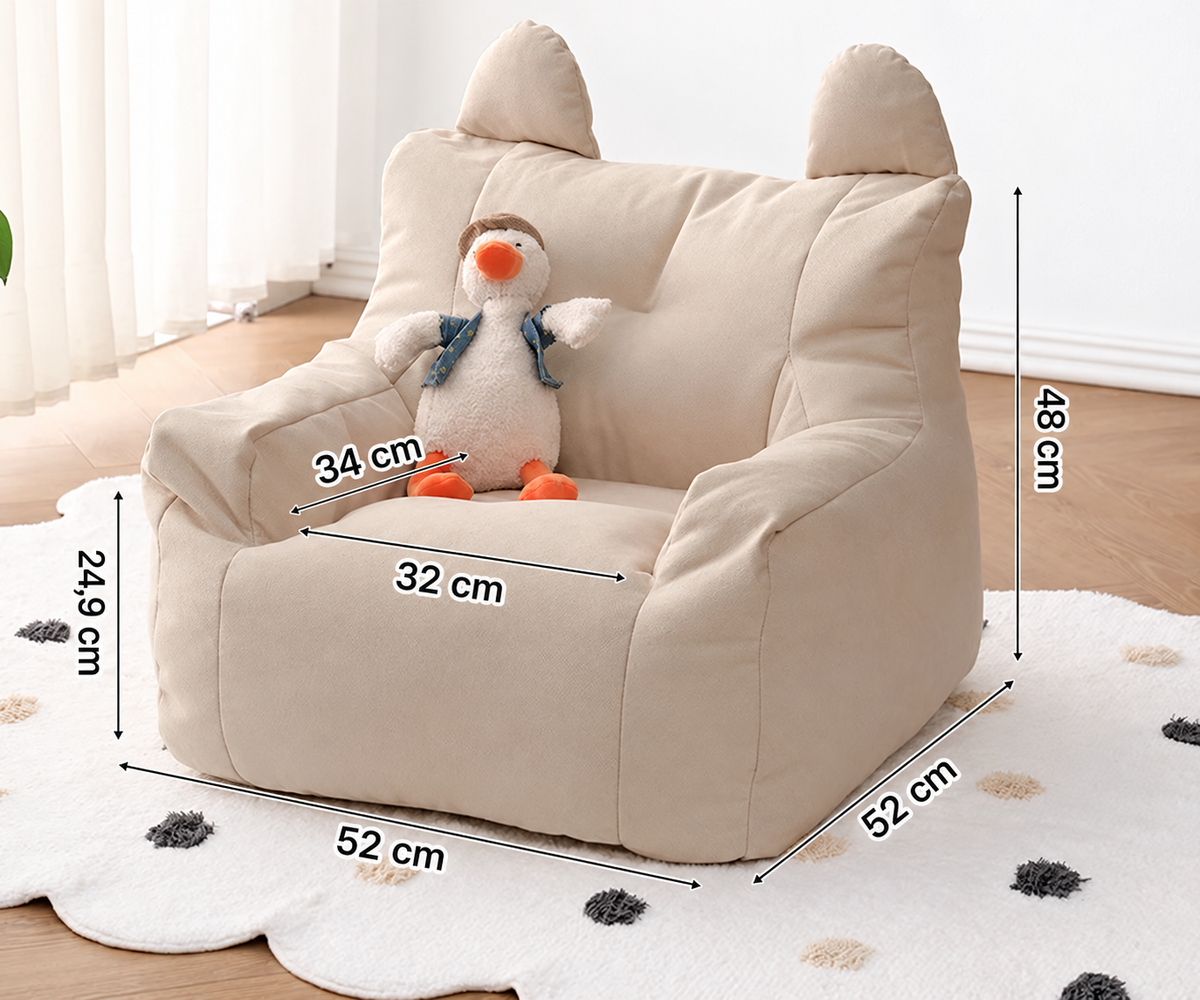 Canapé mini pour enfant K-STAR, siège cartoon décontracté pour la lecture, style simple — photo 7