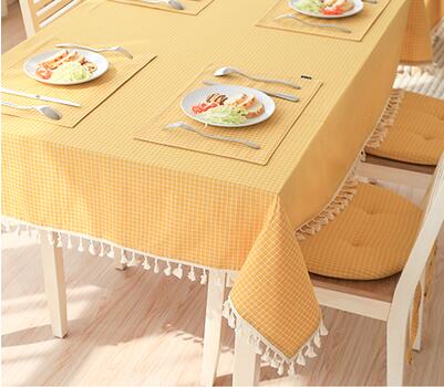 Nappe Pastel Anti-Poussière en Lin