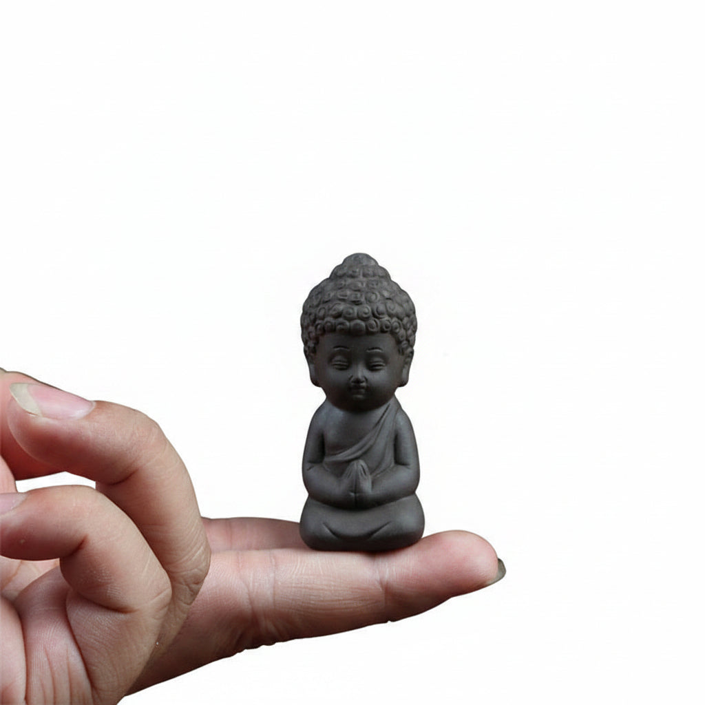 Feng Shui Black Mini Buddha Miniature