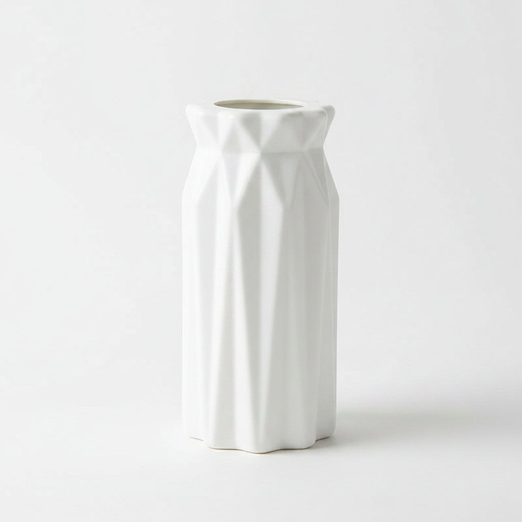 Vase à fleurs géométrique moderne en céramique – 9 coloris