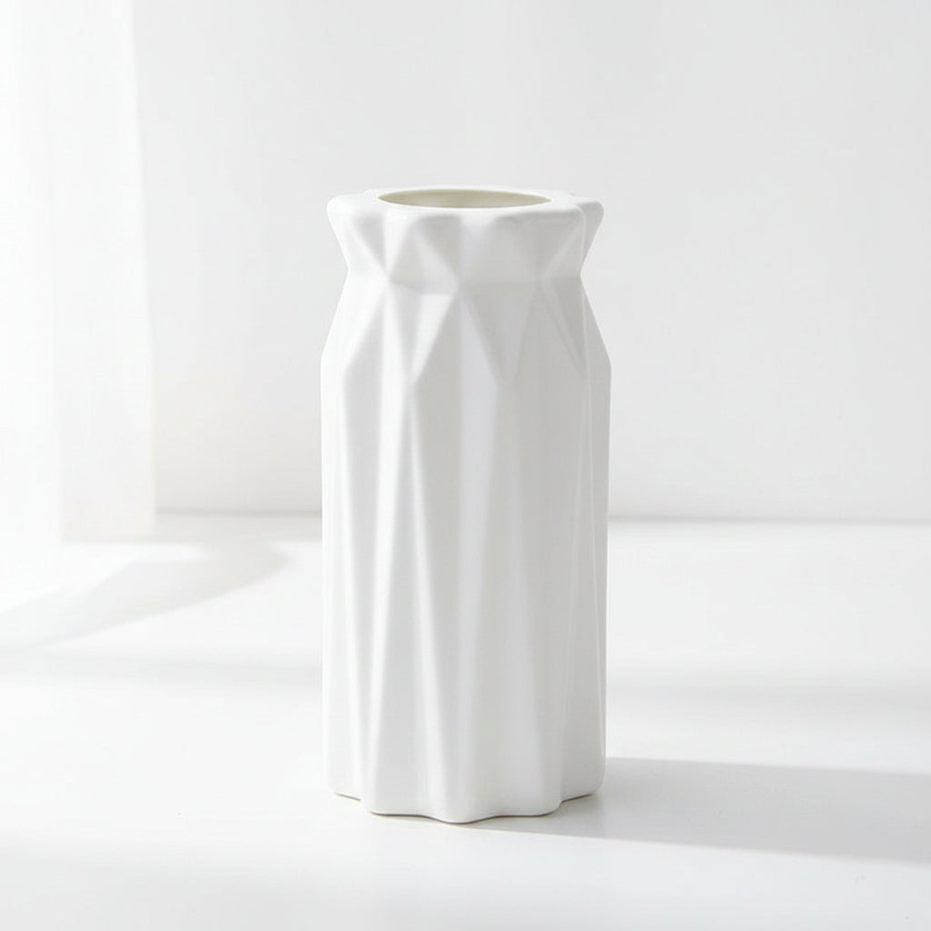Vase à fleurs géométrique moderne en céramique – 9 coloris