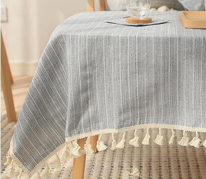 Nappe Pastel Anti-Poussière en Lin