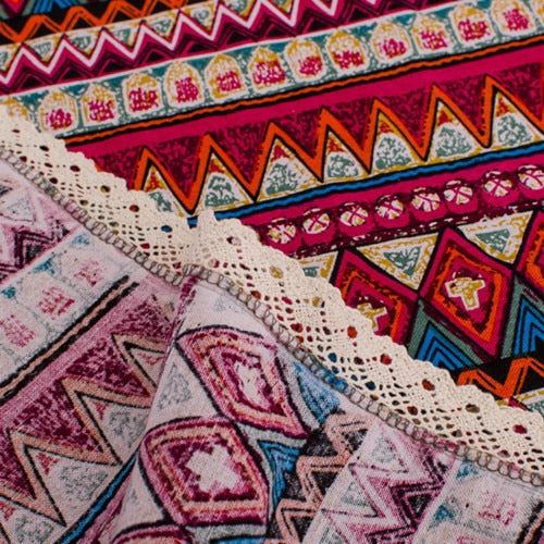 Nappe de Table Style Bohème à Motifs