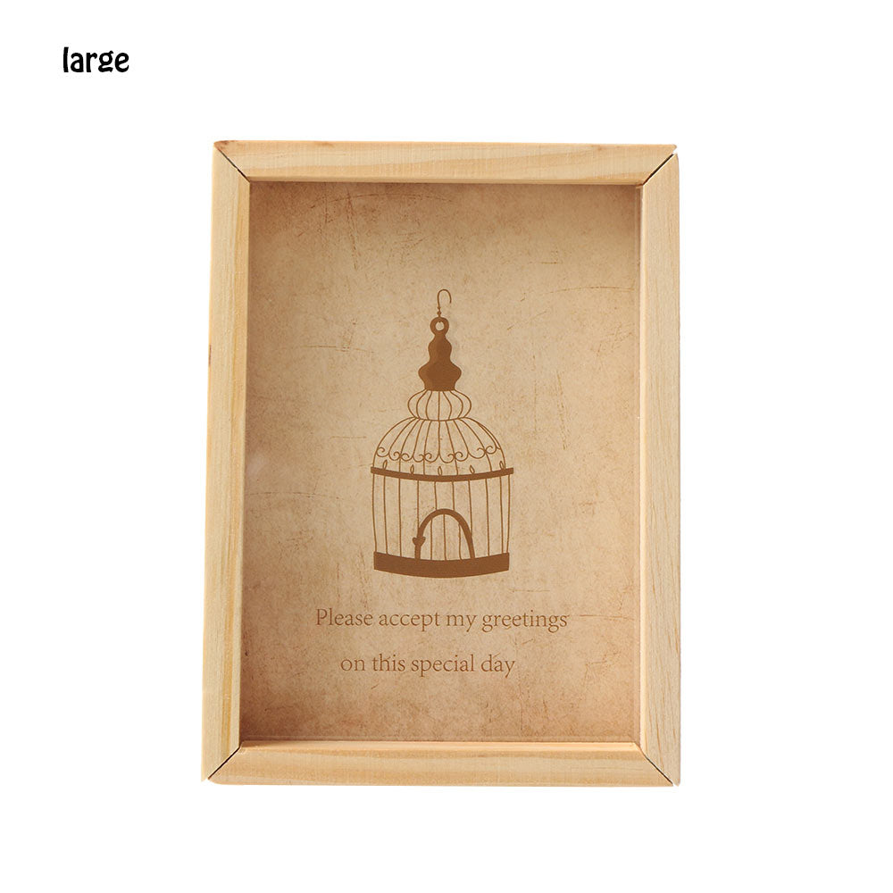 Cadre Photo Vintage en Bois pour Décoration Intérieure