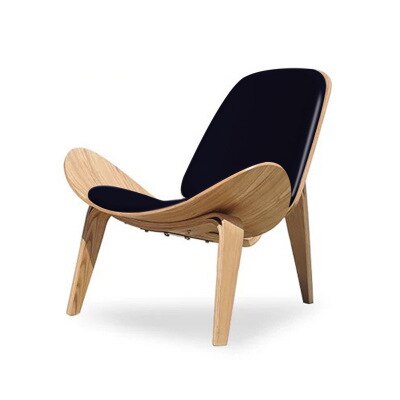 Chaise tripode en bois – design minimaliste moderne