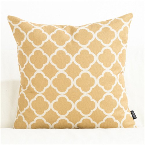 Housse de coussin motif géométrique rétro – 5 designs