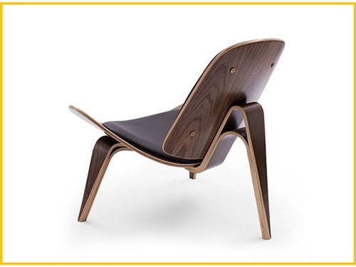 Modern Three-Legged Wooden Chair