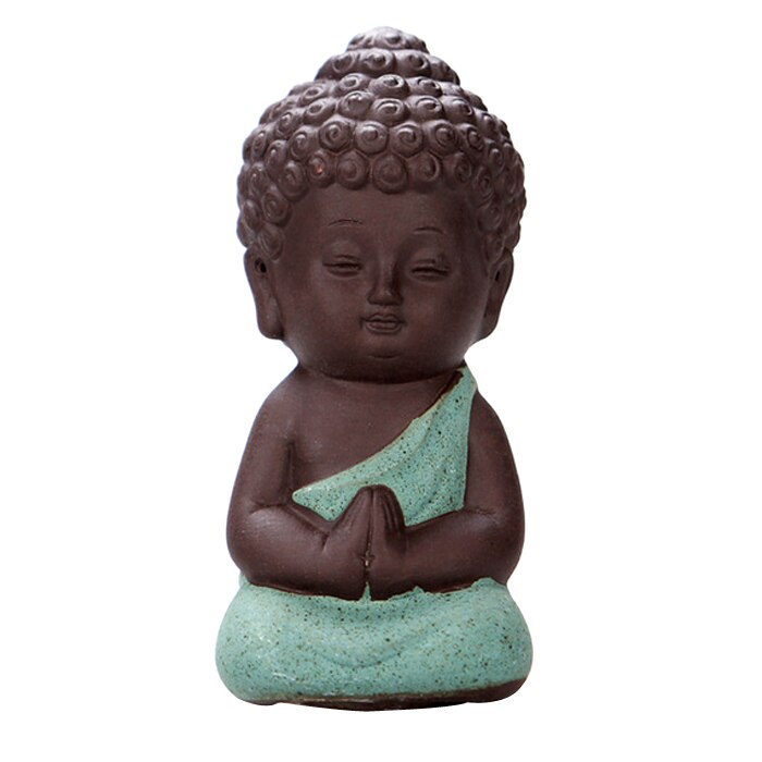 Figurines miniatures Bouddha en argile – Déco zen