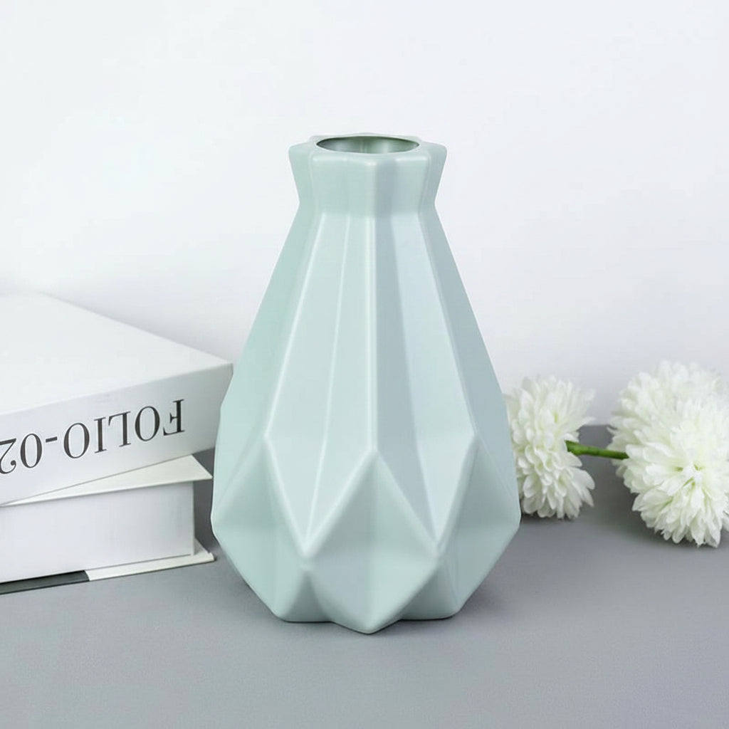 Vase à fleurs géométrique moderne en céramique – 9 coloris