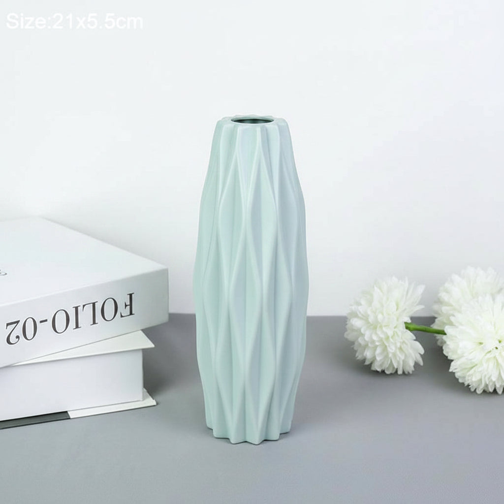Vase à fleurs géométrique moderne en céramique – 9 coloris