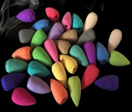 Brûle-encens Bouddha en céramique, livré avec cônes d'encens