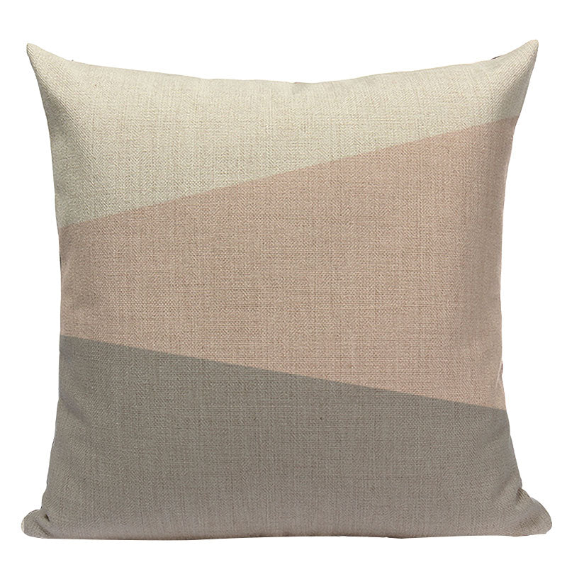 Housse de coussin style nordique géométrique – 24 coloris, 45x45 cm