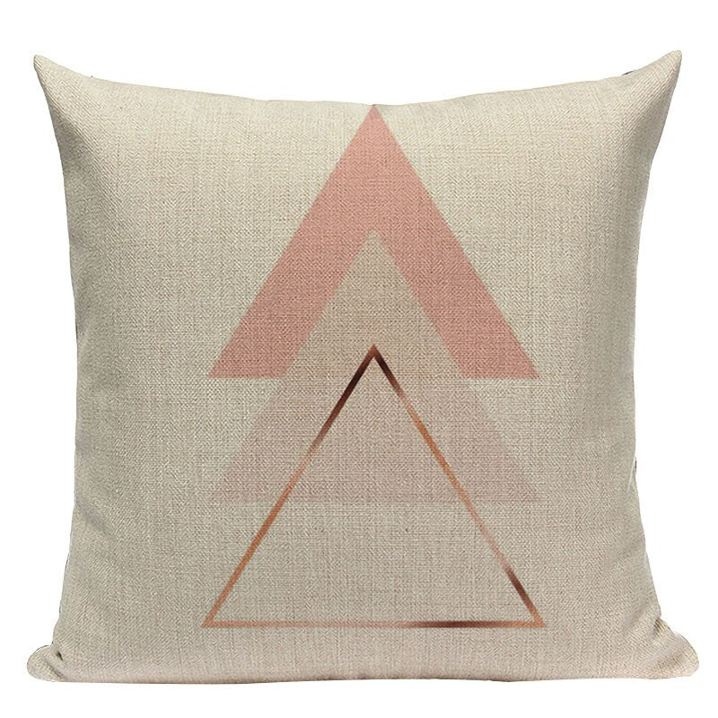Housse de coussin style nordique géométrique – 24 coloris, 45x45 cm