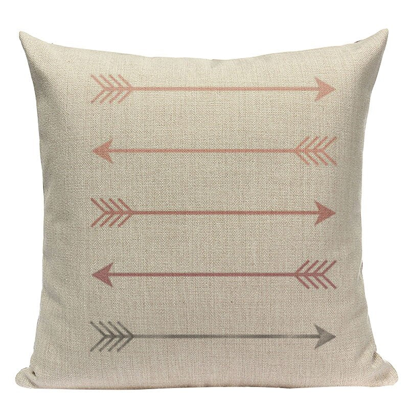 Housse de coussin style nordique géométrique – 24 coloris, 45x45 cm
