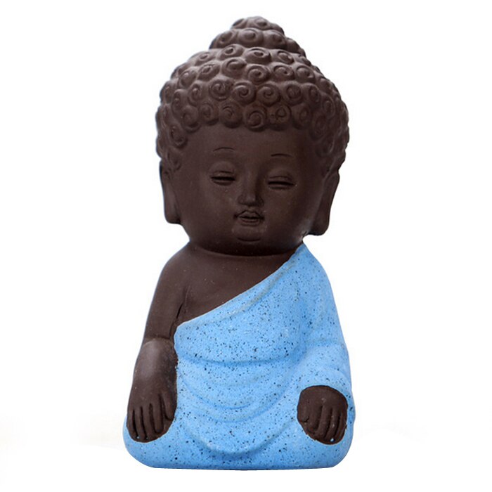 Figurines miniatures Bouddha en argile – Décoration zen