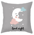 Housse de coussin imprimé cartoon – 8 designs, 45x45 cm