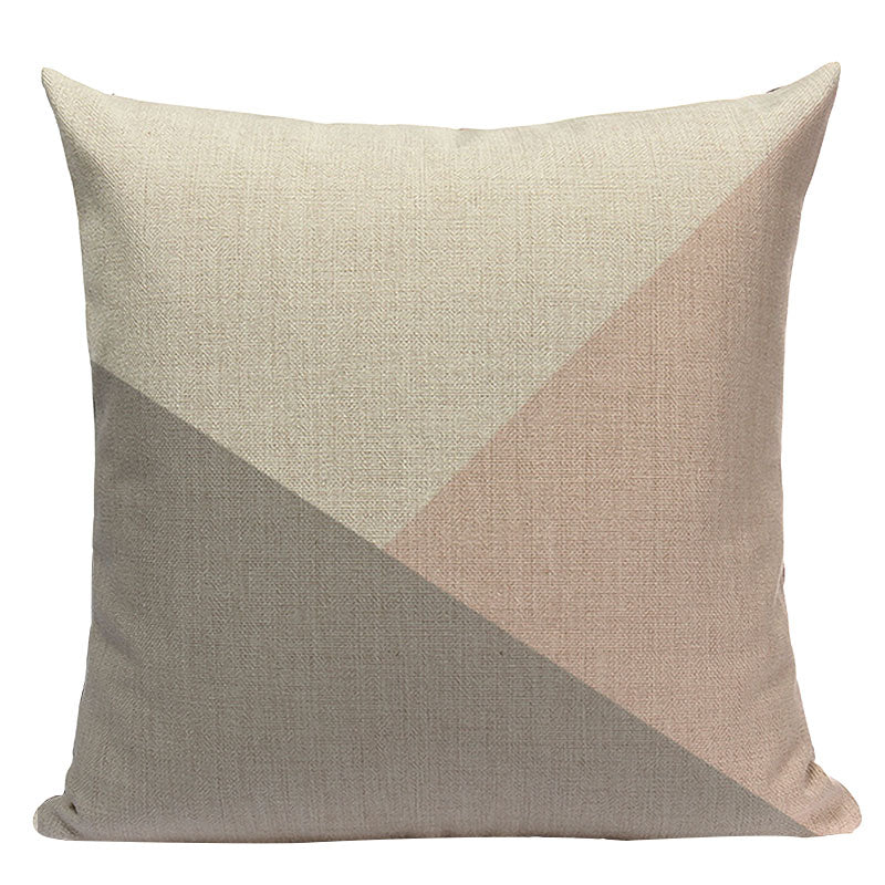 Housse de coussin style nordique géométrique – 24 coloris, 45x45 cm