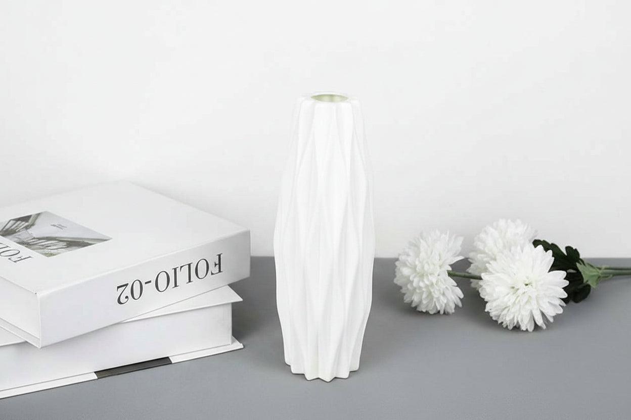 Vase à fleurs géométrique moderne en céramique – 9 coloris