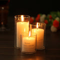 Transparent Glass Candle Holder