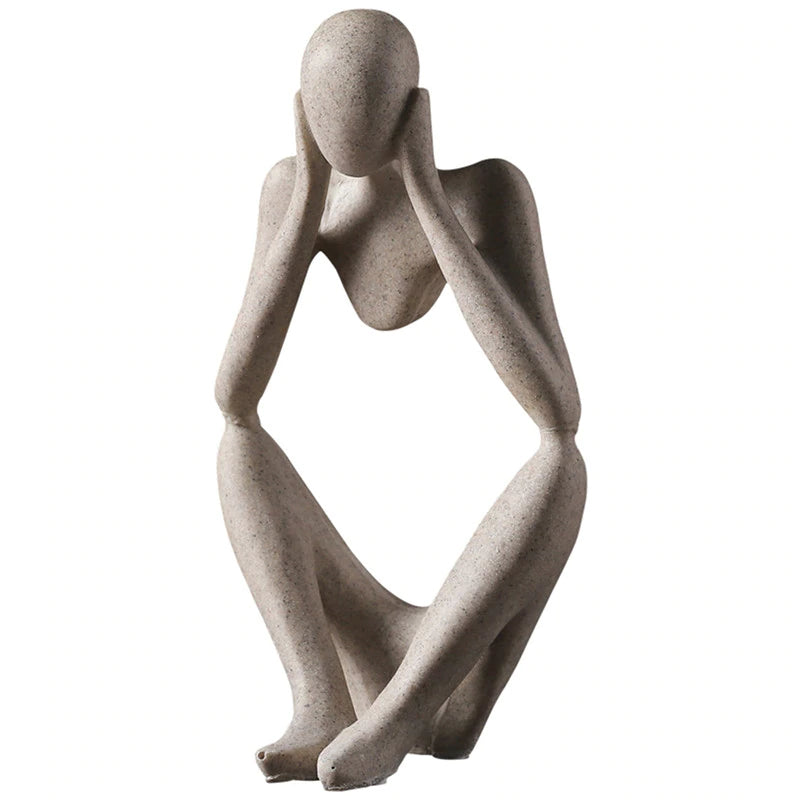 Mini statuette abstraite style nordique