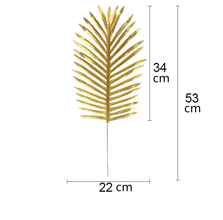 Plante artificielle en soie dorée – 7 modèles