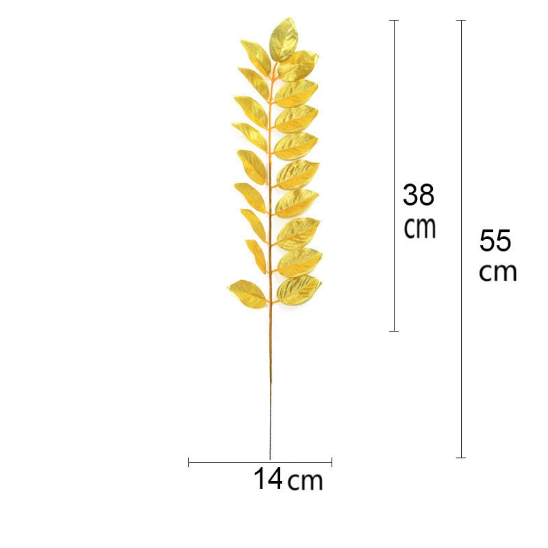 Plante artificielle en soie dorée – 7 modèles