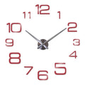 Horloge murale géométrique à quartz colorée