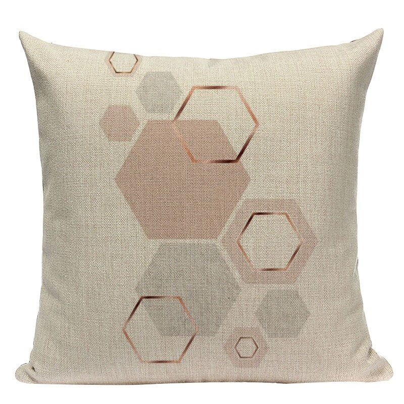 Housse de coussin style nordique géométrique – 24 coloris, 45x45 cm