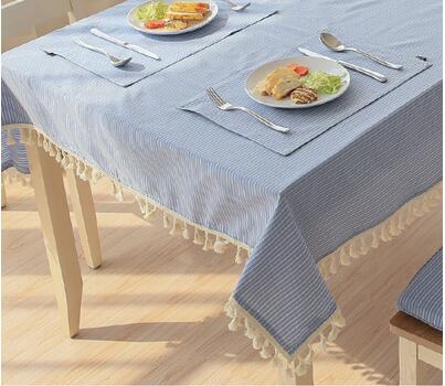 Nappe Pastel Anti-Poussière en Lin