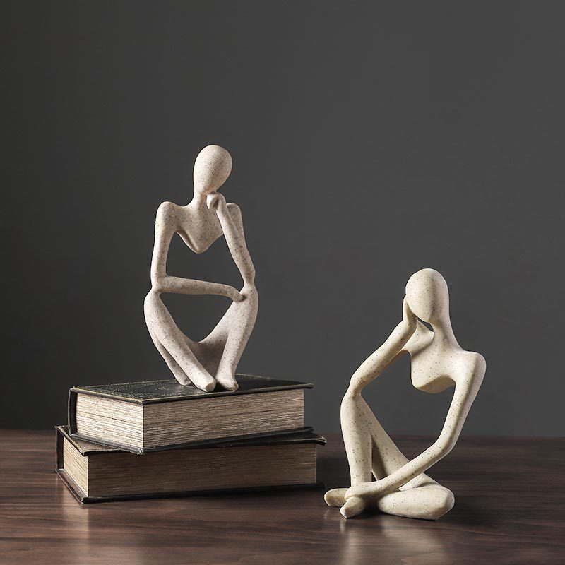 Mini statuette abstraite style nordique