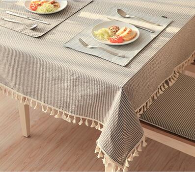 Nappe Pastel Anti-Poussière en Lin