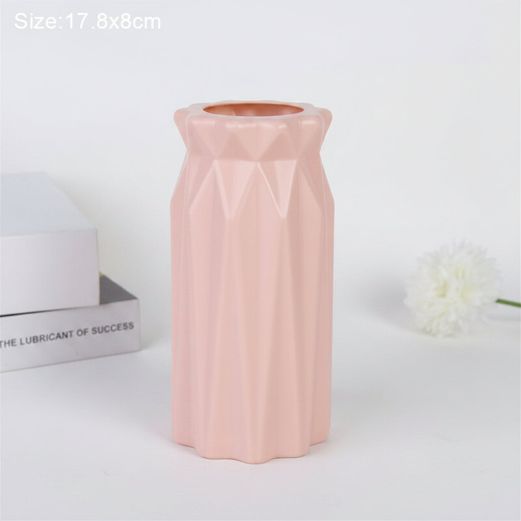 Vase à fleurs géométrique moderne en céramique – 9 coloris
