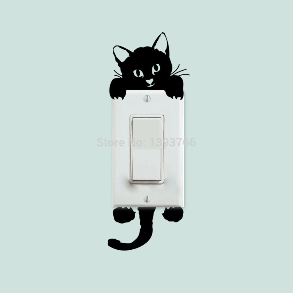 Stickers interrupteur animaux rigolos