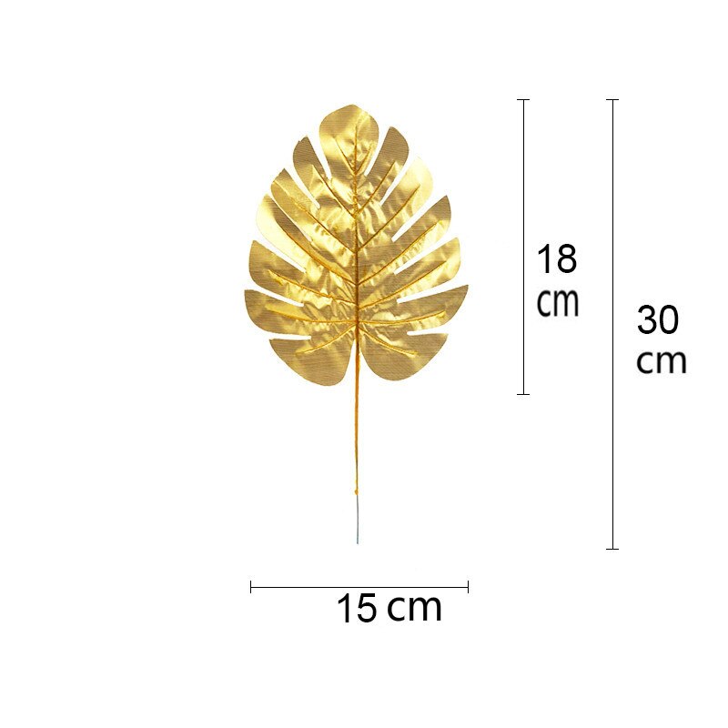 Plante artificielle en soie dorée – 7 modèles