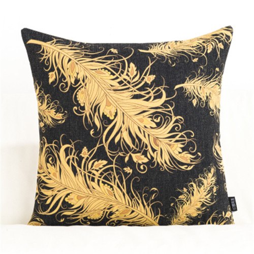 Housse de coussin motif géométrique rétro – 5 designs