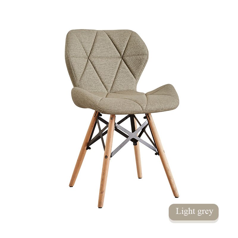 Chaise design géométrique en bois – 10 coloris