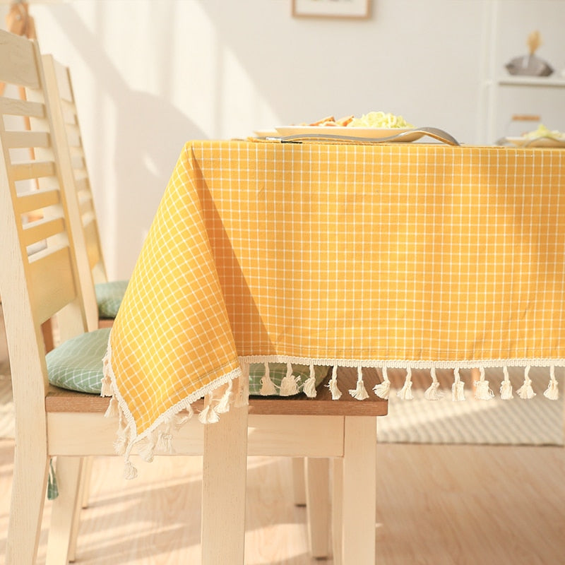 Jolie nappe pastel anti-poussière