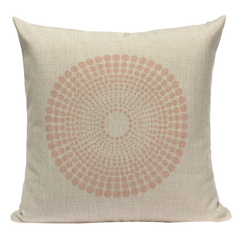 Housse de coussin style nordique géométrique – 24 coloris, 45x45 cm
