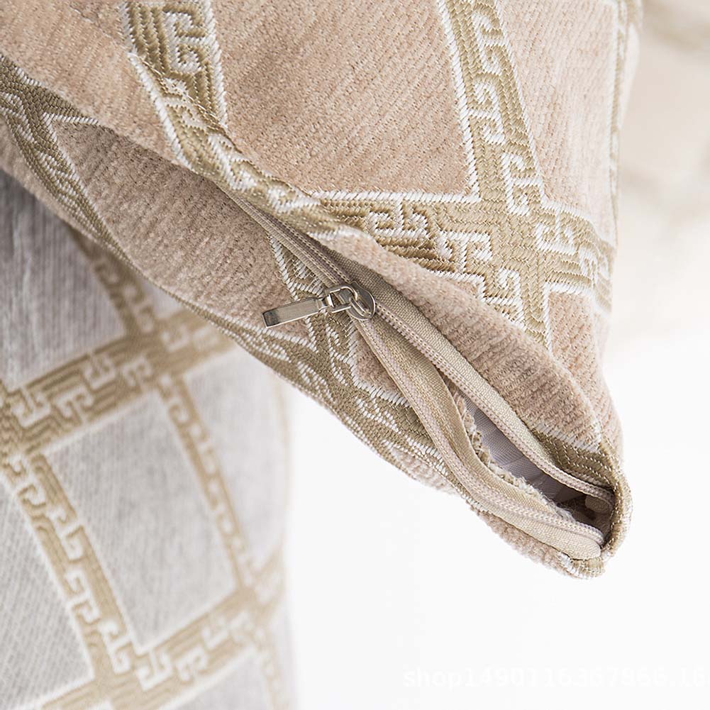 Housse de coussin jacquard vintage