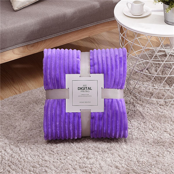 Plaid en flanelle ultra-doux – 12 couleurs, 6 tailles