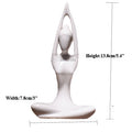 Figurine céramique pose de yoga – style abstrait