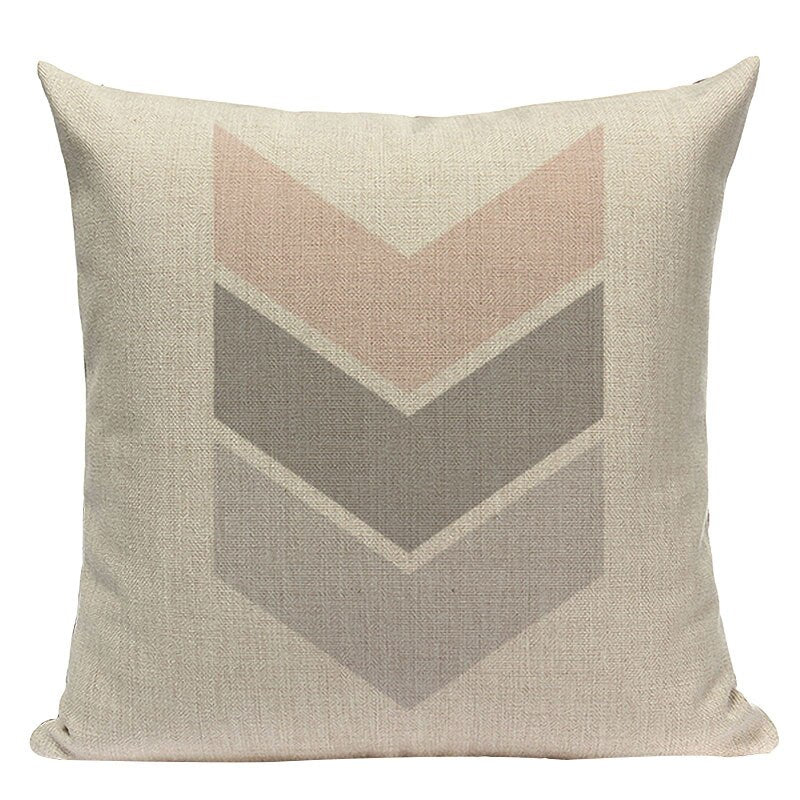 Housse de coussin style nordique géométrique – 24 coloris, 45x45 cm