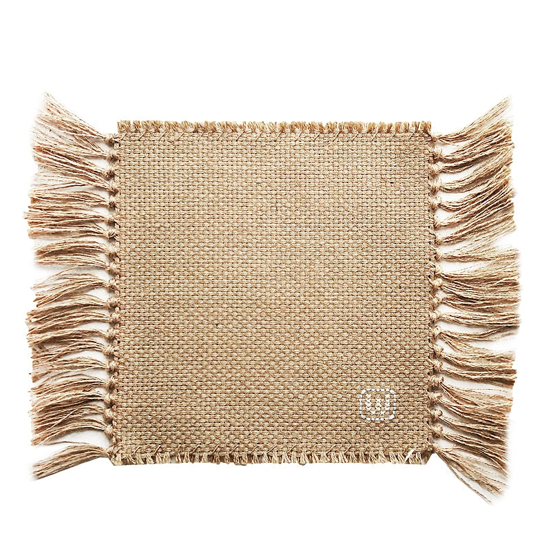 Tapis jute style boho nordique