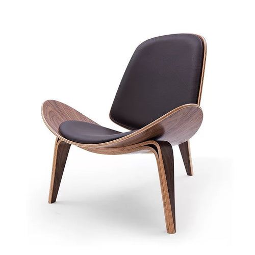 Modern Three-Legged Wooden Chair
