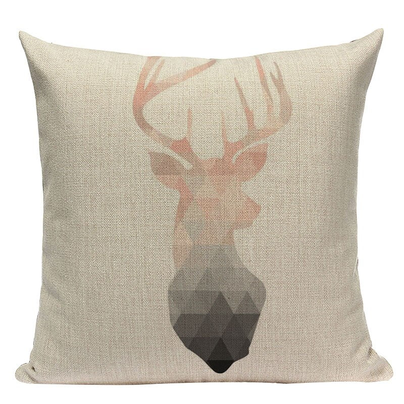 Housse de coussin style nordique géométrique – 24 coloris, 45x45 cm